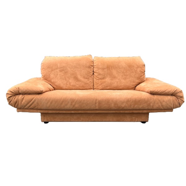 2-seat sofa brown
