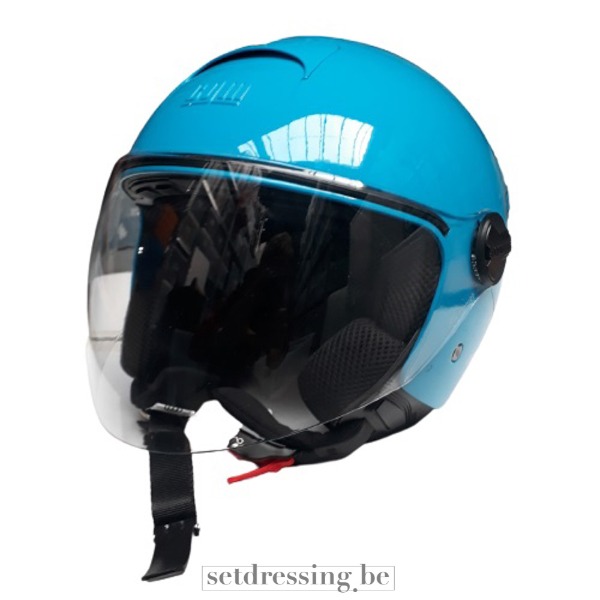 Motor helm blauw