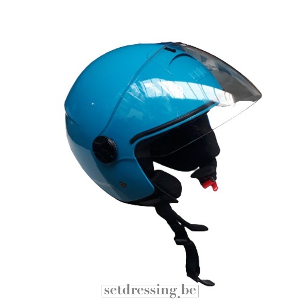 Motor helm blauw