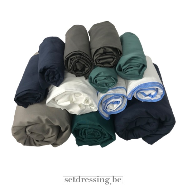 Beddengoed set 2-personen groen/blauw