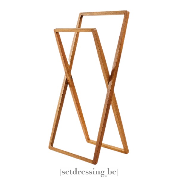 Acacia towel rack 90cm brown
