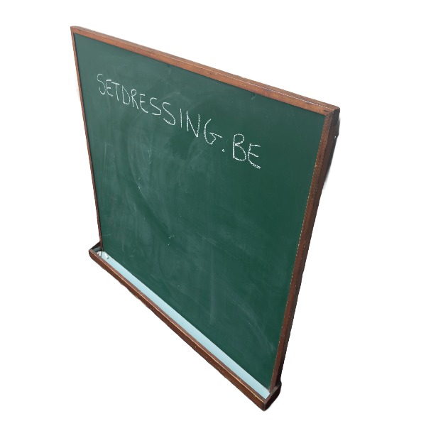 Wooden chalkboard green