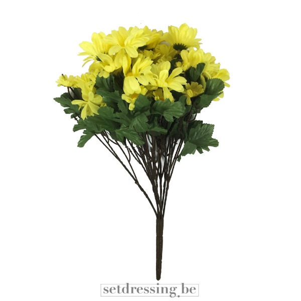 Adonis Vernalis kunstbloem stengel 40cm geel