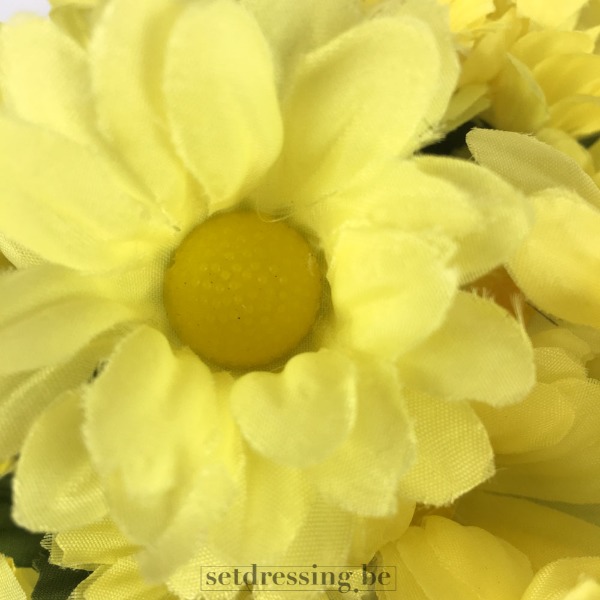 Adonis Vernalis kunstbloem stengel 40cm geel