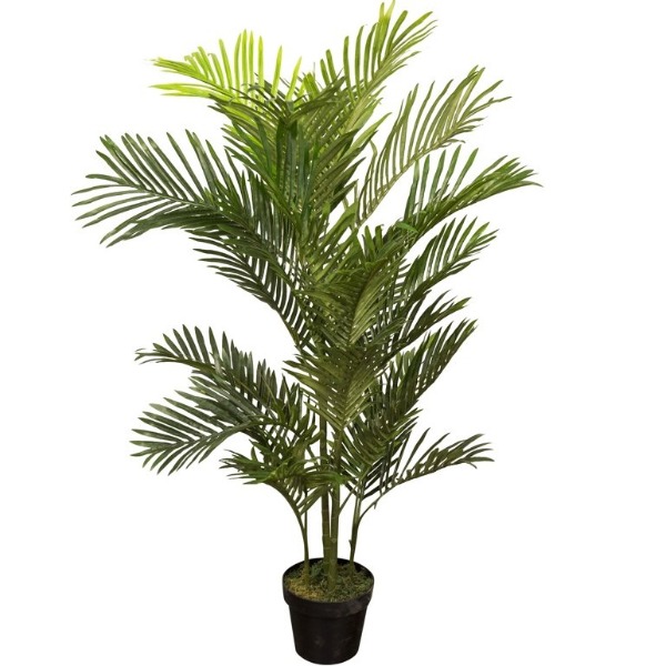 Areca palm kunstplant 120cm groen