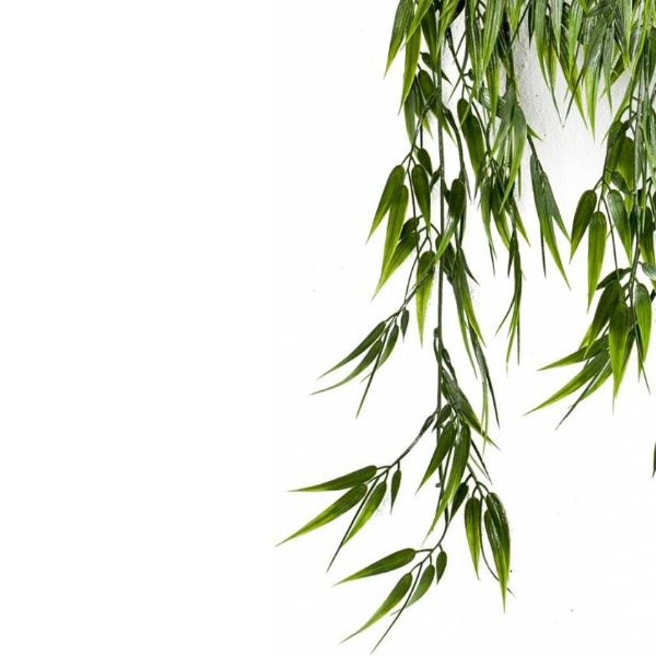 Bamboe kunsthangplant 80cm groen