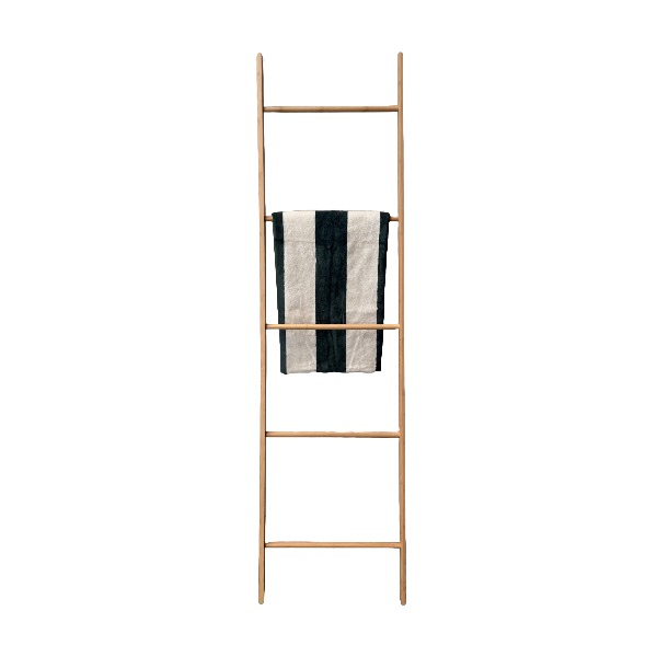Bamboo towel ladder