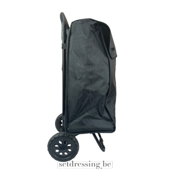 Boodschappen trolley 76cm zwart