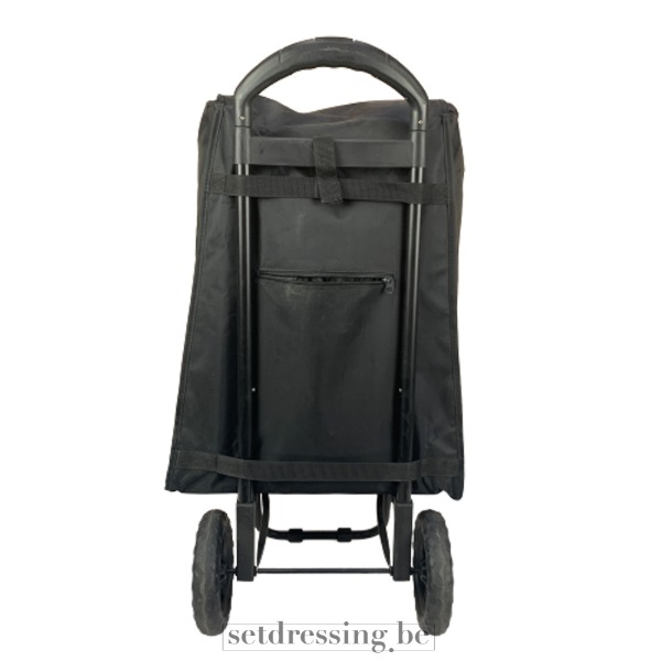 Boodschappen trolley 76cm zwart