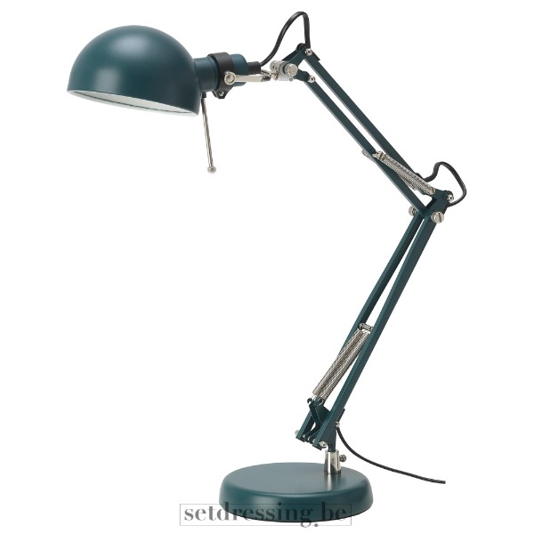 Bureaulamp retro 60cm blauw