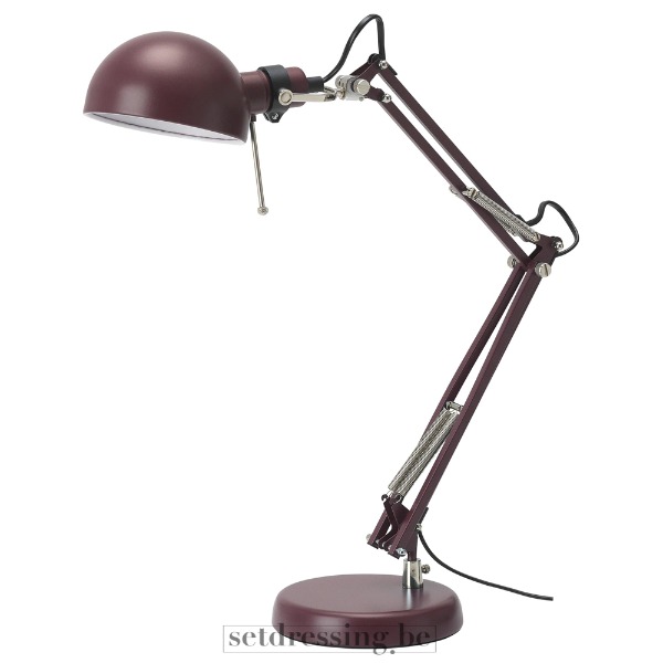 Bureaulamp retro 60cm bruin