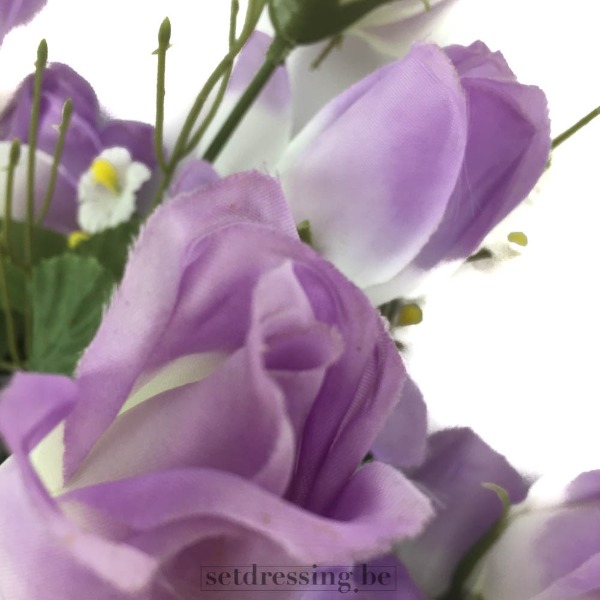 Campanula kunstbloem stengel 50cm paars
