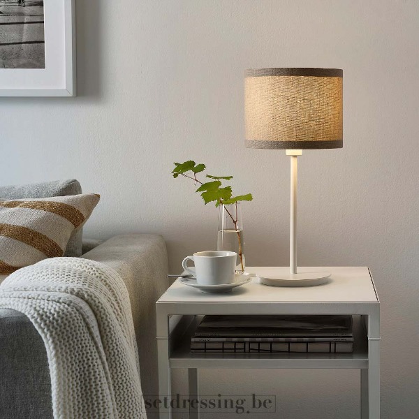Demonteerbare lampenkap 19cm beige