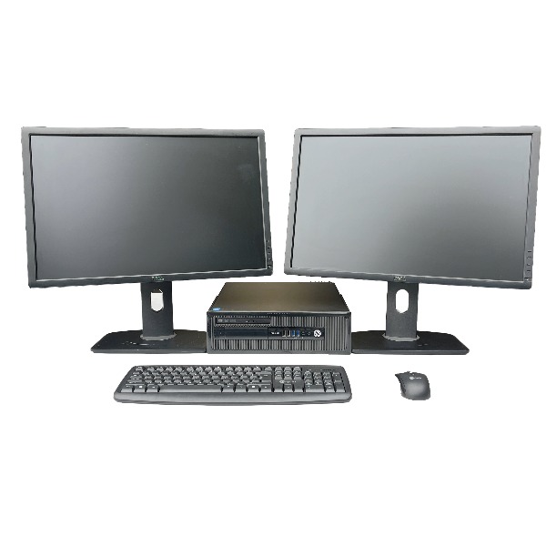 Desktop set 2 schermen