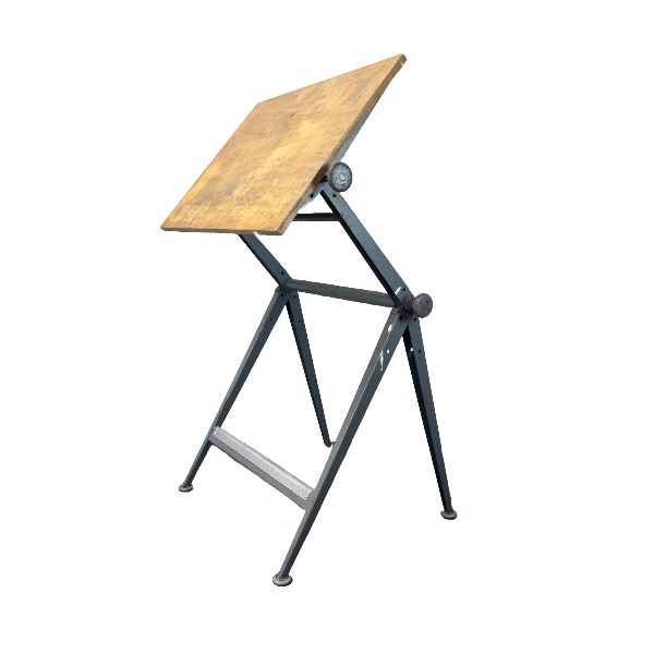 Friso Kramer drawing table 75cm brown