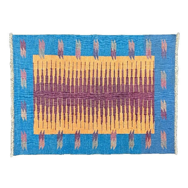 Geometrisch tapijt meerdere kleuren