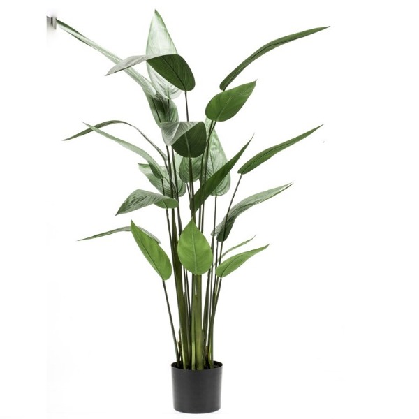 Heliconia kunstplant 125cm groen