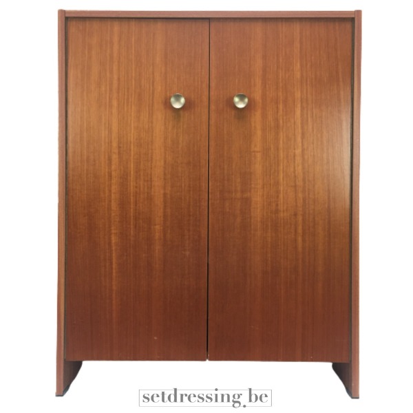 Houten dressoir 90cm bruin