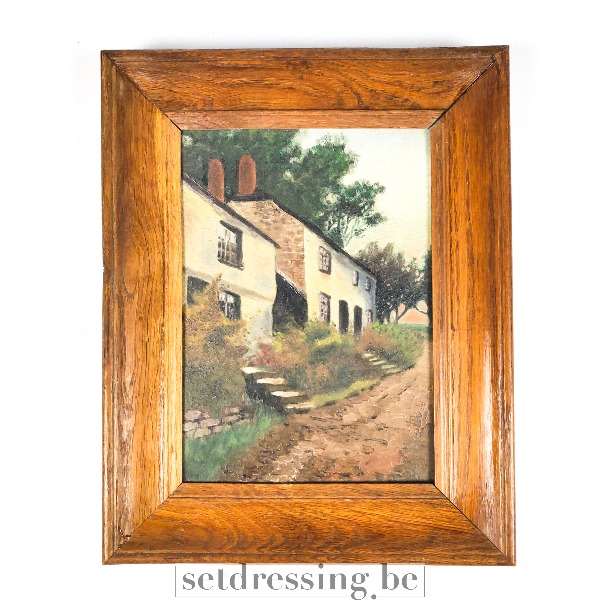 Houten kader 33cm x 26cm bruin