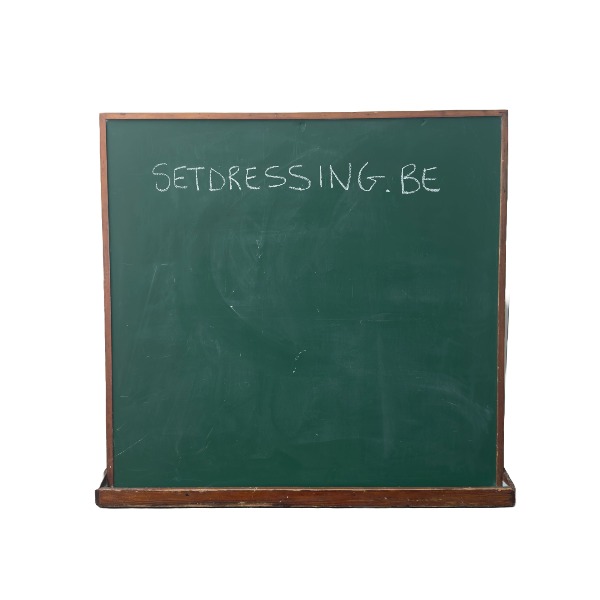 Wooden chalkboard green