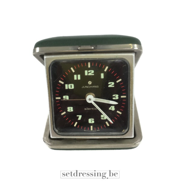 Retro reiswekker groen
