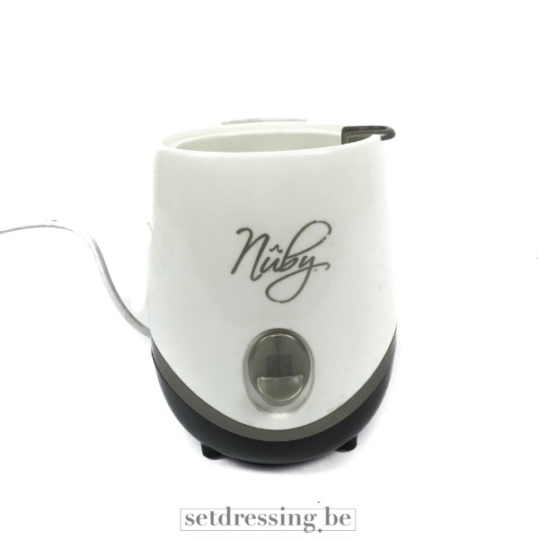 Flessenwarmer 16cm wit