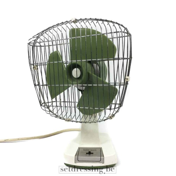Retro ventilator 40cm groen