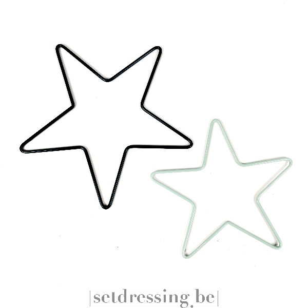 Kerstdecoratie metalen figuren