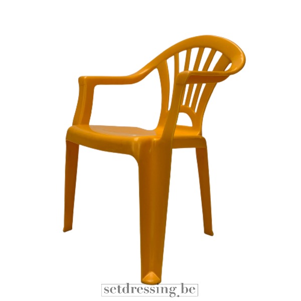 Kinderstoel 51cm geel