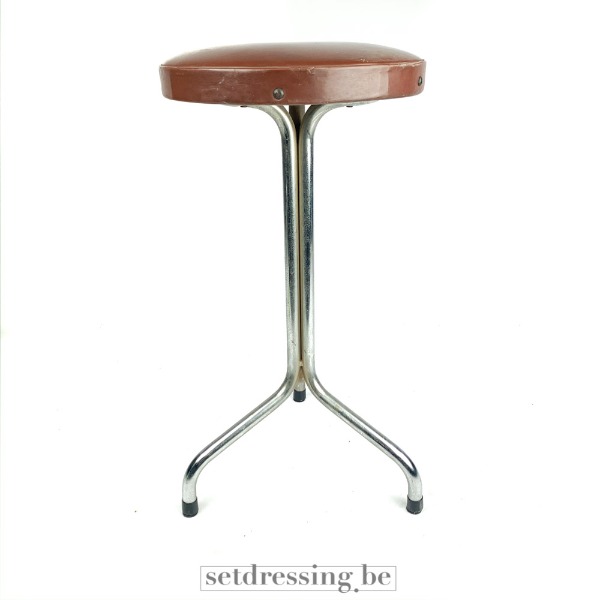 Stool 60cm brown tripod