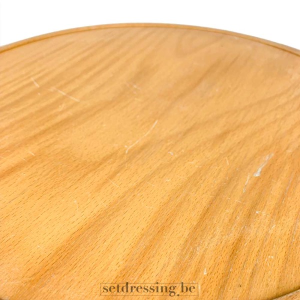 Lage kruk 45cm hout bruin