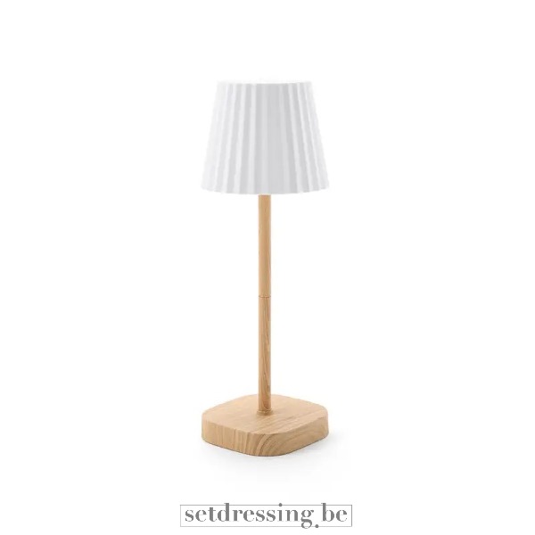 Led tafellamp 34cm bruin