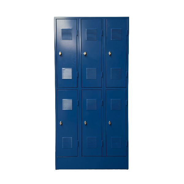 Locker blue 6 doors