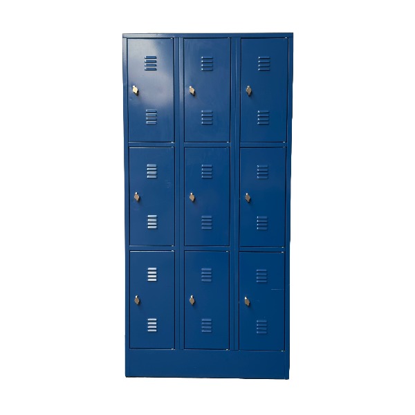 Locker blue 9 doors