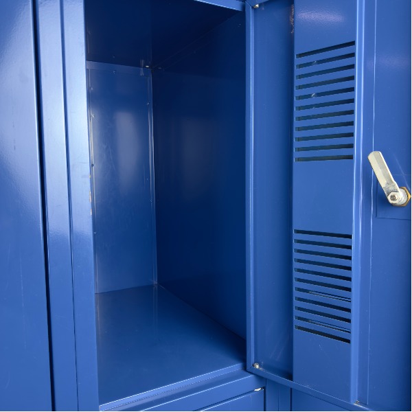 Locker blauw 9 deuren