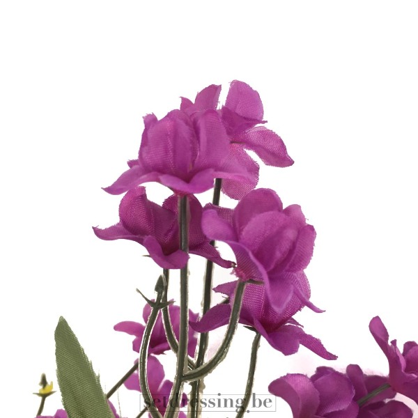 Lunaria annua kunstbloem stengel 40cm paars