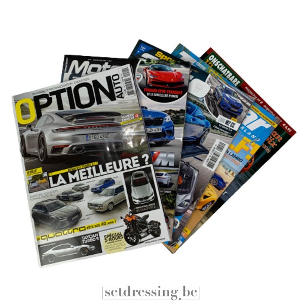 Magazines mix borsten en trucks