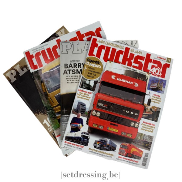 Magazines mix borsten en trucks