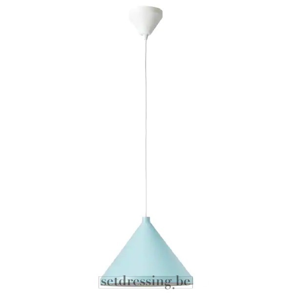 Metalen hanglamp 33cm blauw