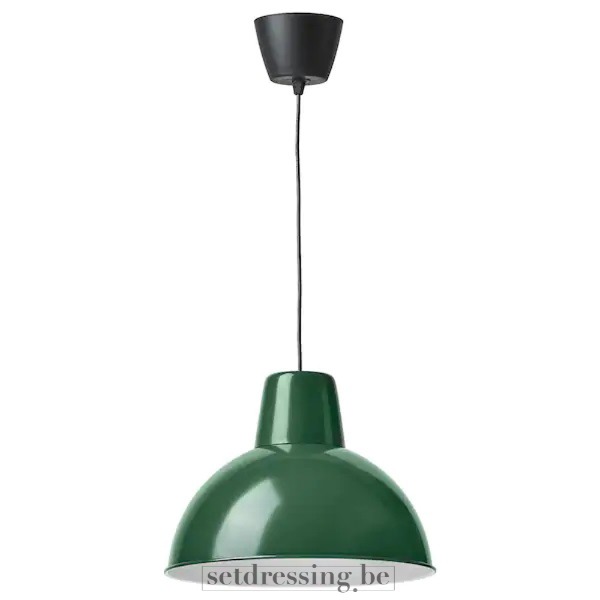 Metalen hanglamp 38cm groen