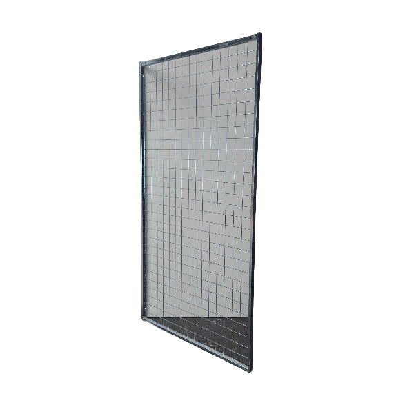 Metal wall grid