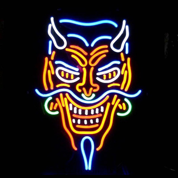 Neon lamp "duivel"