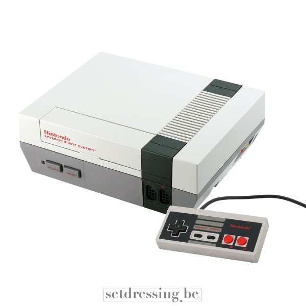 Nintendo nes gameconsole grijs