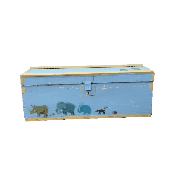 Storage case nursery blue