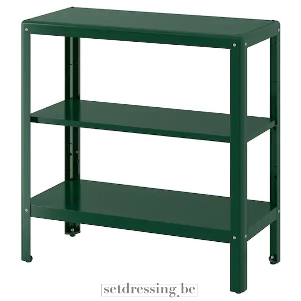 Open metalen kast 80cm groen