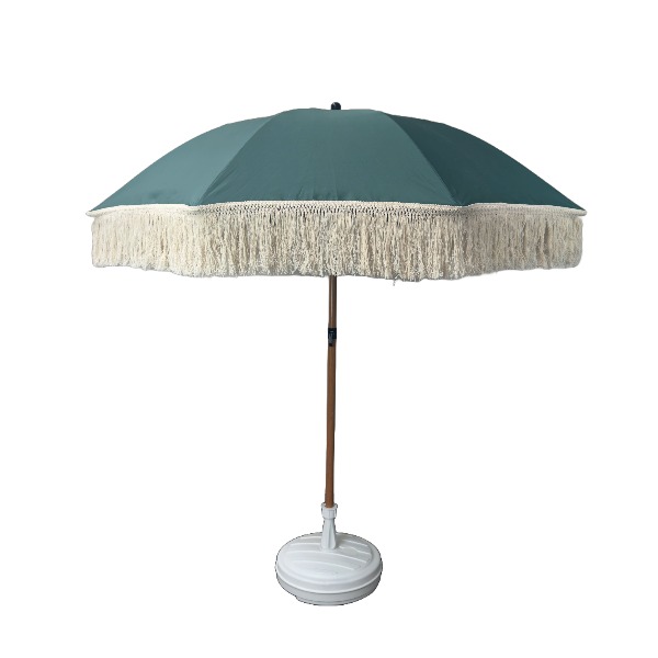 Parasol fringe green