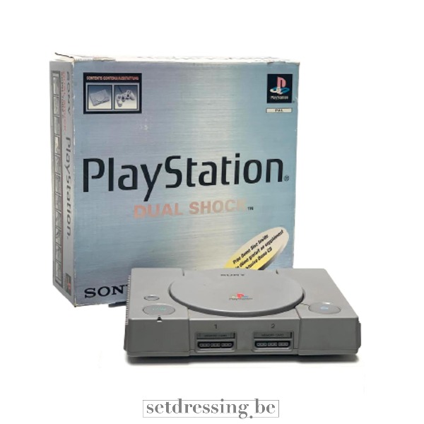 Playstation 1 gameconsole grijs