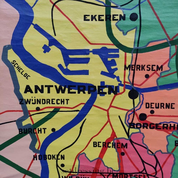 Schoolkaart arrondissement antwerpen