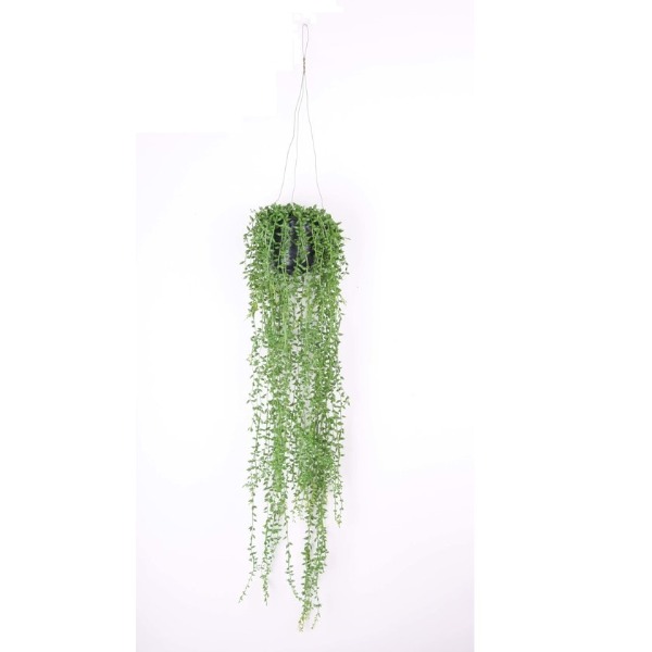 Senecio kunsthangplant 70cm groen 