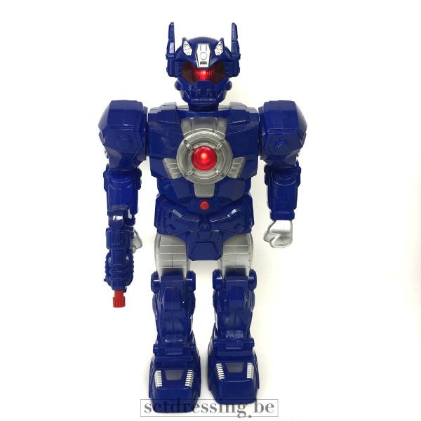Speelgoed robot blauw 40cm